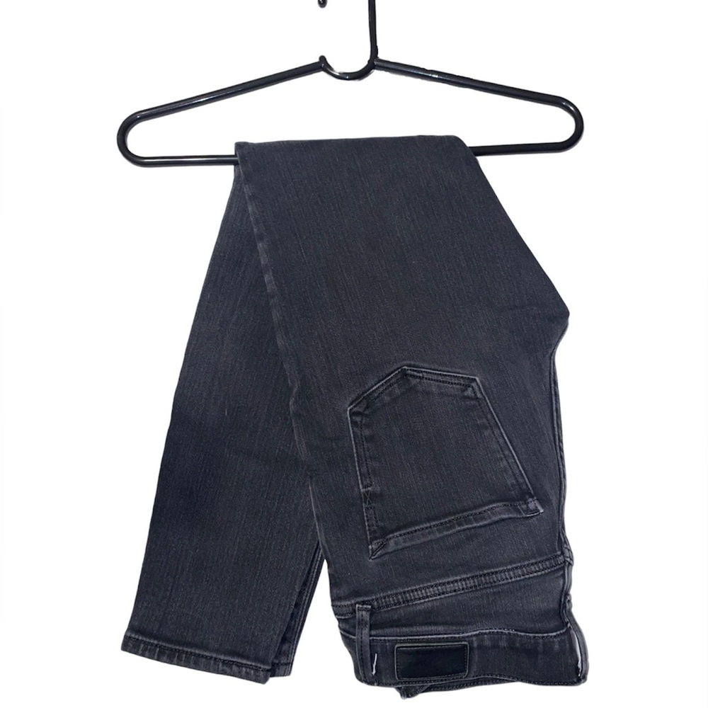 Express Mid Raise Black Jeans